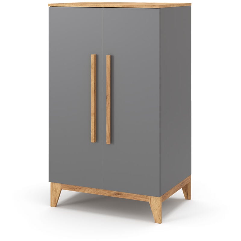 Armoire pour enfants Malia, Gris, 53.4x120cm Vitalispa