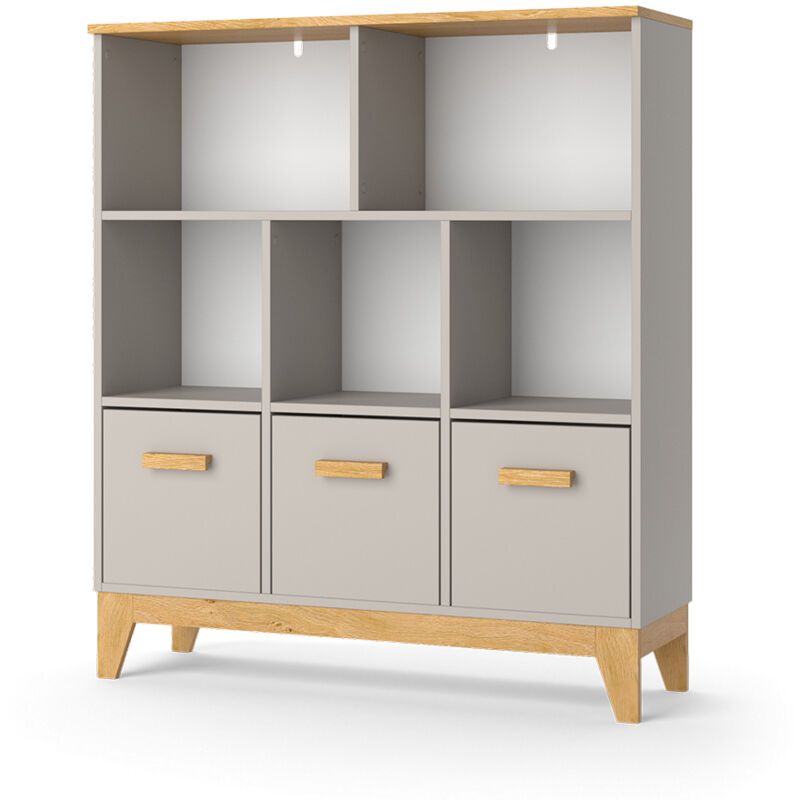 Tagère pour enfants Malia, Chêne cachemire, 98.4x133.4cm Vitalispa
