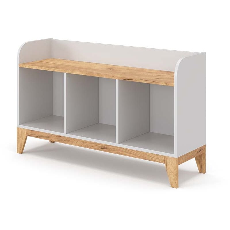 Tagère pour enfants Malia, Blanc, 107.2 x 63.8 cm Vitalispa