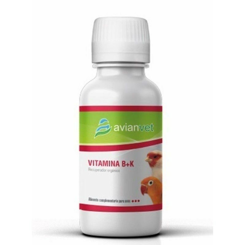 

VITAMINA B+K suplemento vitamínico para aves líquido 1 litro - Avianvet