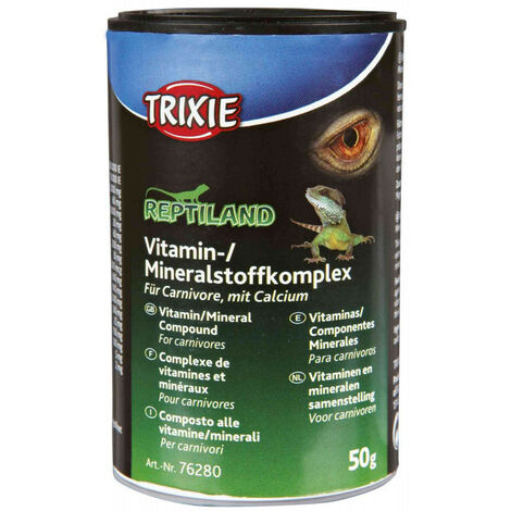 Vitamines et minéraux pour les reptiles carnivores, 50 g. - Trixie - Multicolor