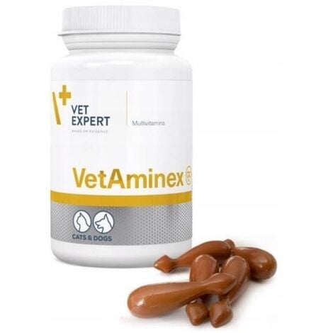 AUTRES Vitamines et minéraux VetAminex pour chiens et chats Vet expert 60 capsules twistOFF