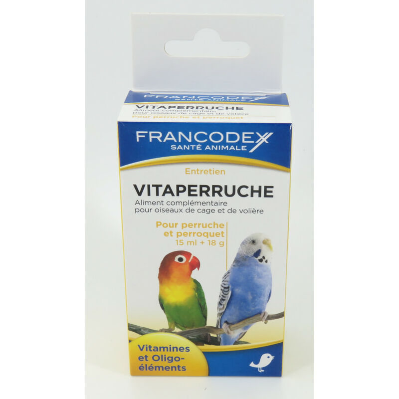 

Vitaparuche. Alimento complementario para las aves de jaula y las aves de corral.