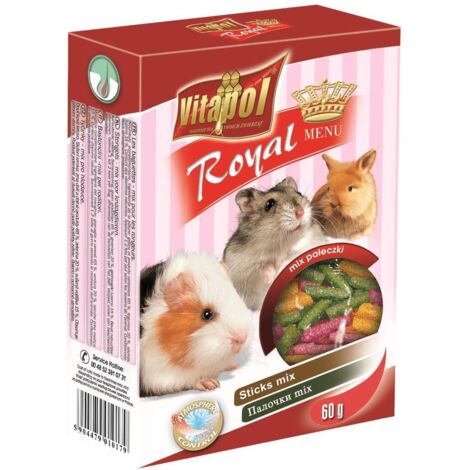 Vitapol Bâtonnets assortis pour rongeurs et lapins 60 g
