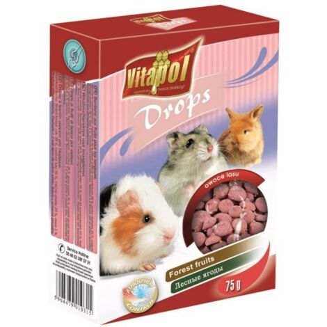 Vitapol  Tropfen für Nagetiere  75 g – Früchte des Waldes