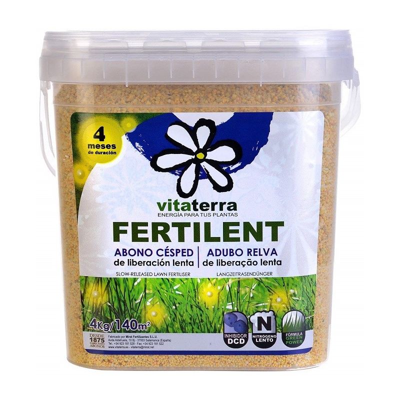 

Abono cesped Fertilent 4 meses 4 Kg - Vitaterra