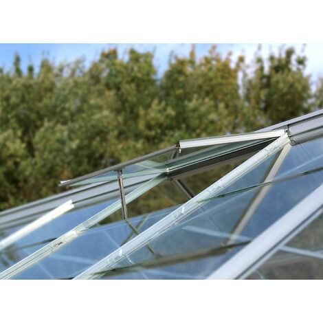 Vitavia Dachfenster für Gewächshaus "Comet" ohne Glas, aluminium eloxiert, aluminium