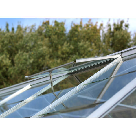 Vitavia Dachfenster für Gewächshaus "Comet" ohne Glas, schwarz, aluminium