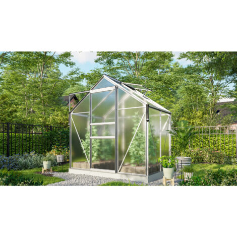 Vitavia Gewächshaus "Marley" inkl. Ready2Grow Zubehör-Set, aluminium eloxiert, 2,5 m², 6 mm HKP