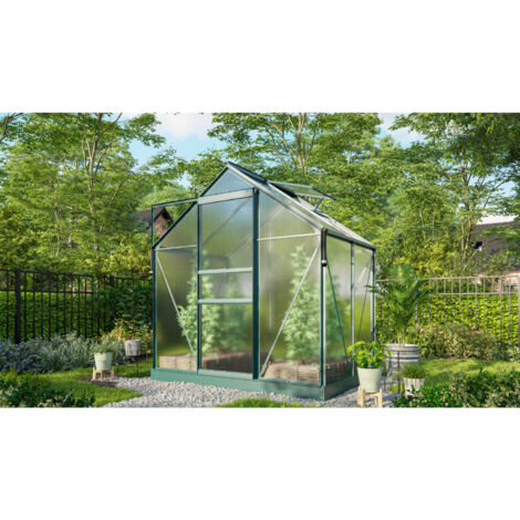 Vitavia Gewächshaus "Marley" inkl. Ready2Grow Zubehör-Set, smaragd grün, 2,5 m², 6 mm HKP