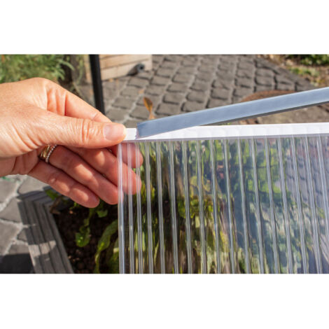 Vitavia HKP Abdeckung M für Modelle 5000, 5200, 6200, 6500, aluminium blank, 0,25 cm (B)