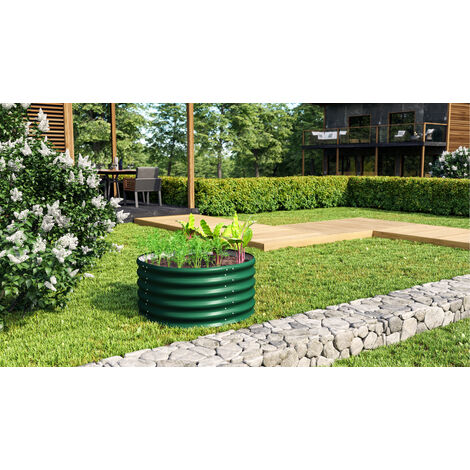 Vitavia Hochbeet "Terra 401", seegras, 40 cm, Modell "Rund"