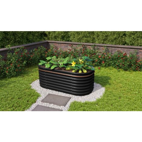 Vitavia Hochbeet "Vita 630", schwarz, 162 x 82 x 63 cm (L x B x H)