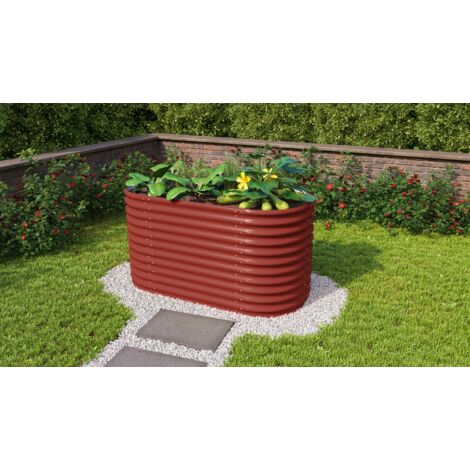 Vitavia Hochbeet "Vita 858" basic, rubin rot, 82 x 162 x 86 cm