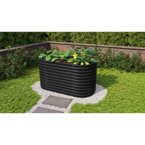 Vitavia Hochbeet "Vita 858" basic, schwarz, 82 x 162 x 86 cm