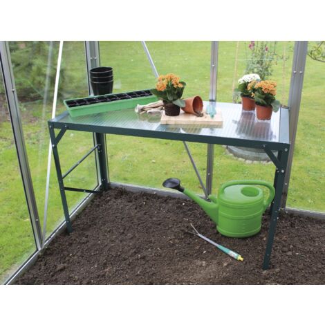 Vitavia Pflanztisch mit HKP Arbeitsplatte, smaragd grün