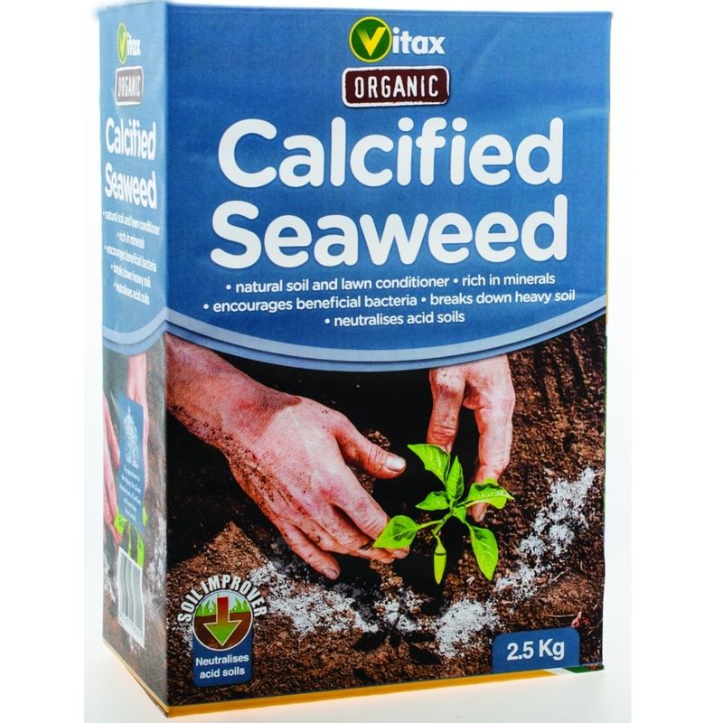 Vitax Calcified Seaweed - Soil and Lawn Conditioner - 2.5kg