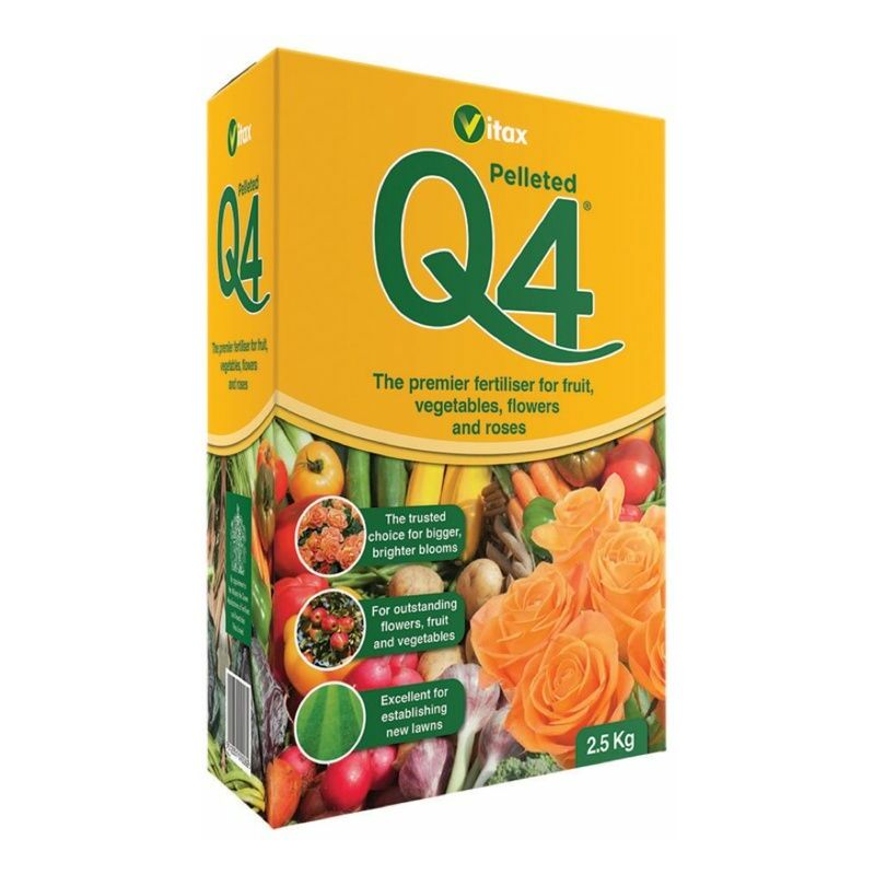 Vitax Q4 Fertiliser Pelleted 2.5kg - 6QF253