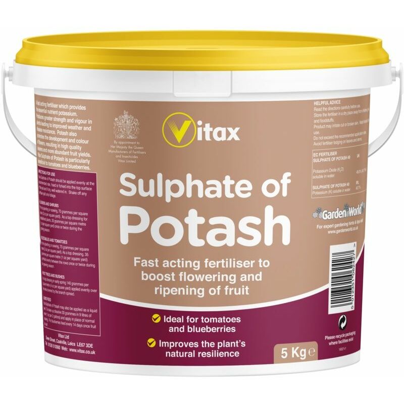 Vitax Sulphate Of Potash 5kg - 6SP5