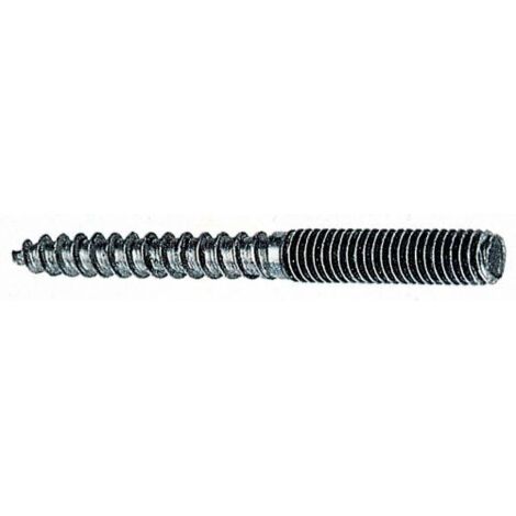 VITE 2 FILETTI X METALLO E LEGNO M6 X 60 ZINC  CE 2,0