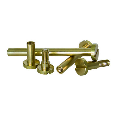 VITE A CANNOCCHIALE IN OTTONE Ø 6x60 mm. 100 PZ