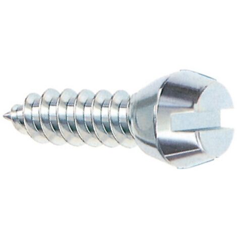 Vite autofil. fermavetro d4,2x9,5mm zn bianca. Prezzo per 100 pezzi.