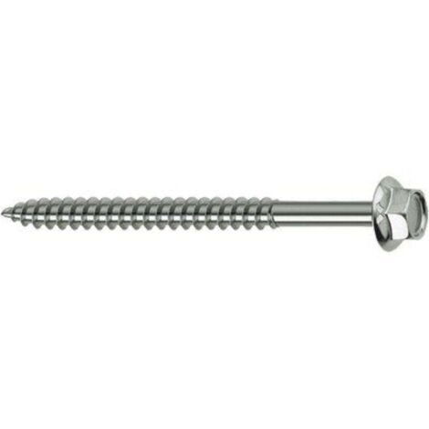 VITE AUTOFILETTANTE LEGNO KOVERVIT AA MUSTAD - TECC CHROMITING MM 6,5X110 CF=PZ 100 - 1 confezione