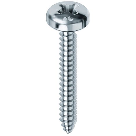 VITE AUTOFILETTANTE ZINCATA BIANCA TESTA CILINDRICA CAVA PH MUSTAD 2,9x6,5