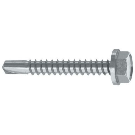 VITE AUTOPERFORANTE PER FERRO TE CON COLLARE mm. 5,5x50