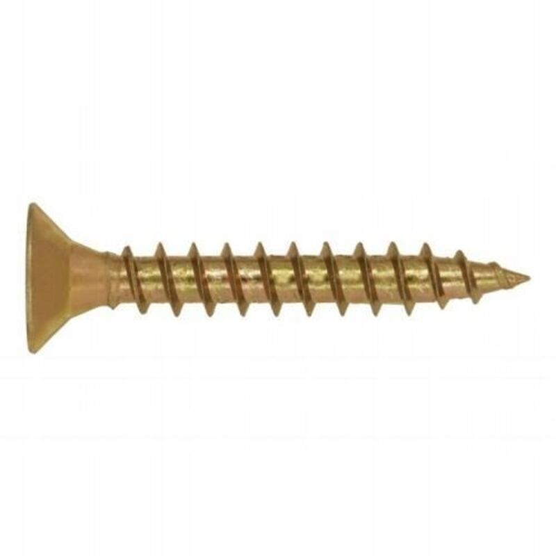 Vite conica per legno con filettatura completa 20 pz 5x30 Marcopol