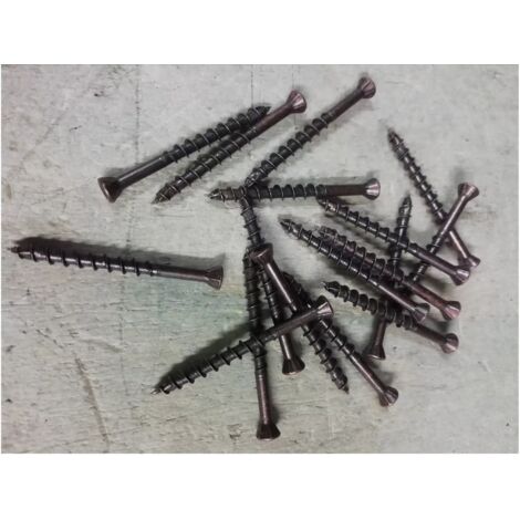 VITE HECO R53A TESTA SVASATA RIDOTTA BRONZATA FERMAVETRO  MM. 3.5X35