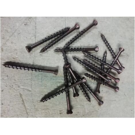 VITE HECO R53A TESTA SVASATA RIDOTTA BRONZATA FERMAVETRO  MM. 3.5X40