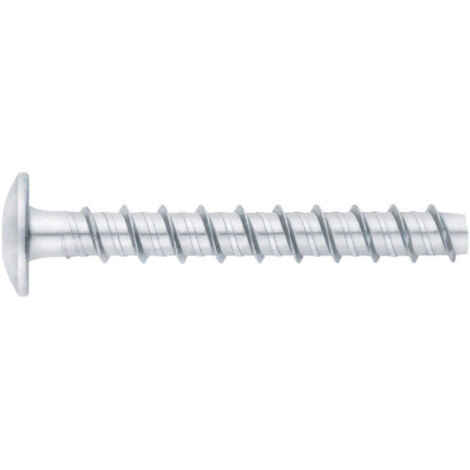 Vite in cemento con rivestimento zincato - Omologato ETE Opt.1 - Testa TRUSS Ø6 x 50 - Confezione da 100