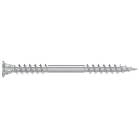 Vite in legno rivestito - Inox A4 - Testa svasata - Doppio filetto e filetto parziale - Punta tipo 17 - Torx 8x48mm - A4 - T20 - Confezione da 250