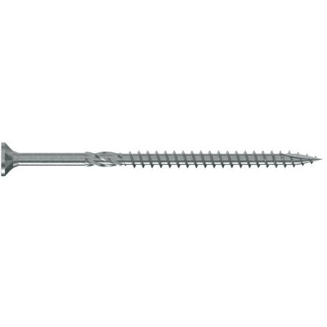 Vite in legno testa fresata - Acciaio elettrozincato bianco - Punta anti-fessurazione - Torx 4,5x60mm - T20 - Confezione da 200