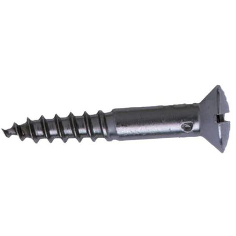 Viti A Taglio Per Falegnameria 2 Viti In Ottone Massiccio Per Legno, Testa Piatta Con Fessura, #2 X Lunghezza Personalizzata - Nuovo Viti In Ottone Per Legno