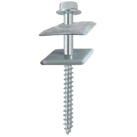 Vite Mordente Zincata per Legno Te con Rondella mm. 6X 50