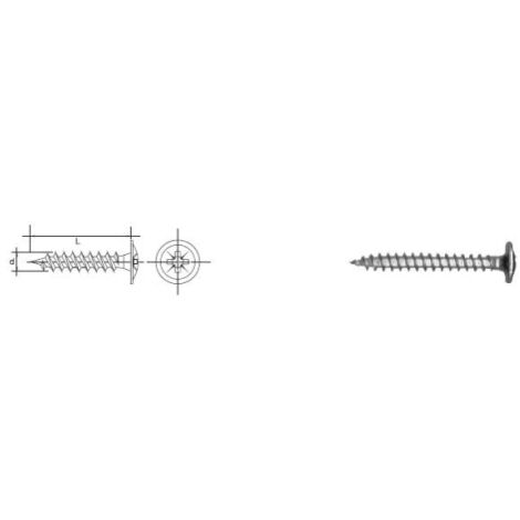 VITE PER LEGNO TESTA RONDELLA WHD 3.020MM - 10 STO - 517 320