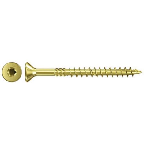 zincate tramite galvanizzazione 4,5/ x 45 Fischer Power Fast testa svasata TG TX giallo 653546