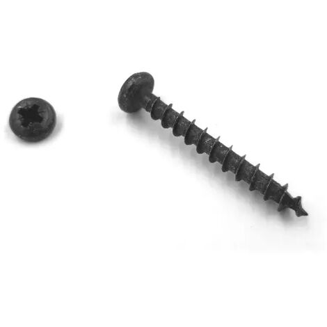 VITE SPAX TESTA CILINDRICA CROCE TUTTO FILETTO NERA  D.5X30 mm
