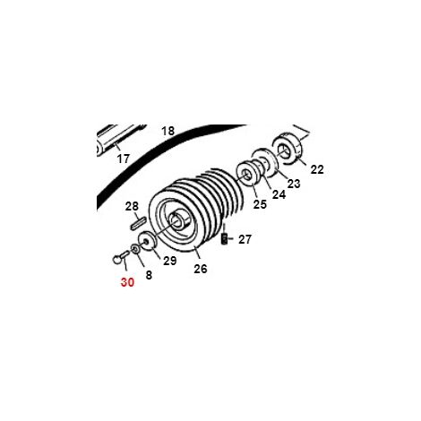 Vite TE M10x25 UNI5739 TURBO1 TURBO2 ORIGINALE GIANNI FERRARI 00.92.06.1060