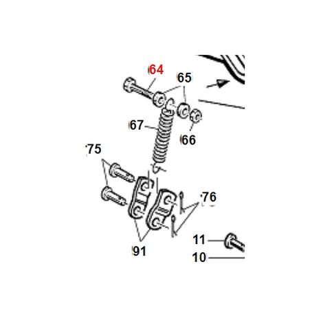 Vite TE M10x60 UNI5737-63 TURBO1 TURBO2 ORIGINALE GIANNI FERRARI 00.92.06.0140