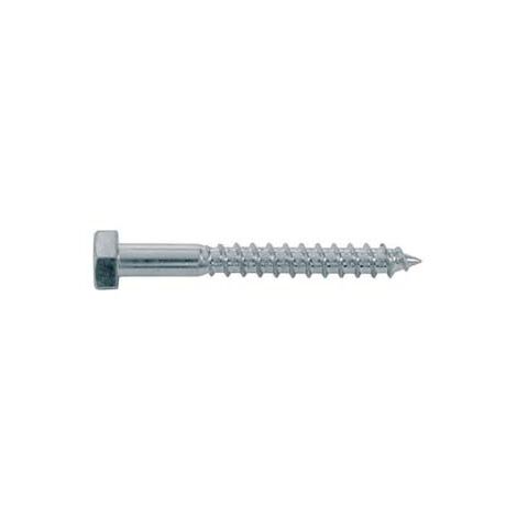 VITE TIRAFONDI PER LEGNO CLASSE 4.8 DIN-571 UNI-704- - ø mm.8x70 - 100 pezzi AMBROVIT