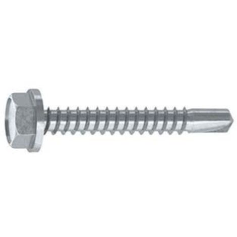 VITE TIRAFONDI PER METALLO TE AUTOPERF. ACCIAIO ZINCATO BLISTER- - ø mm.6,3x25 in blister pz.20 (B) - 5 blister AMBROVIT