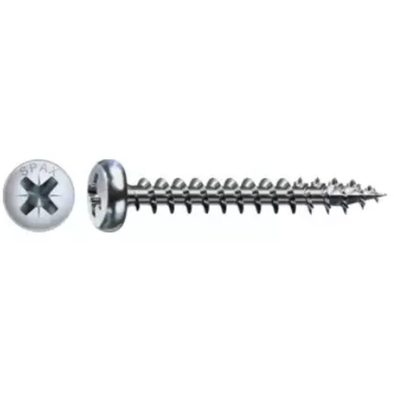 VITE SPAX TESTA CILINDRICA CROCE TUTTO FILETTO WIROX D.4,5X25 mm