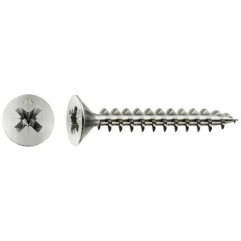 Vite truciolare testa svasata piana 2,5x 16mm chromiting panelvit. Prezzo per 100 pezzi.