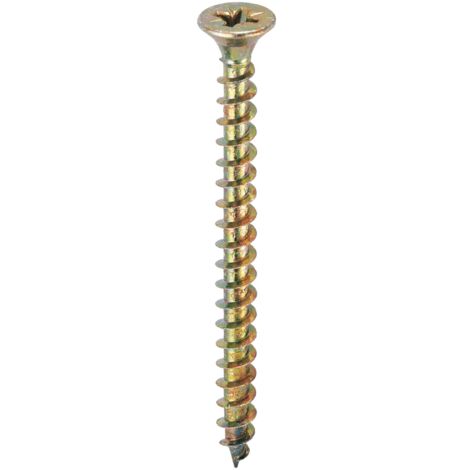 Vite truciolare testa svasata piana 6x140mm tropicalizzata. Prezzo per 100 pezzi.