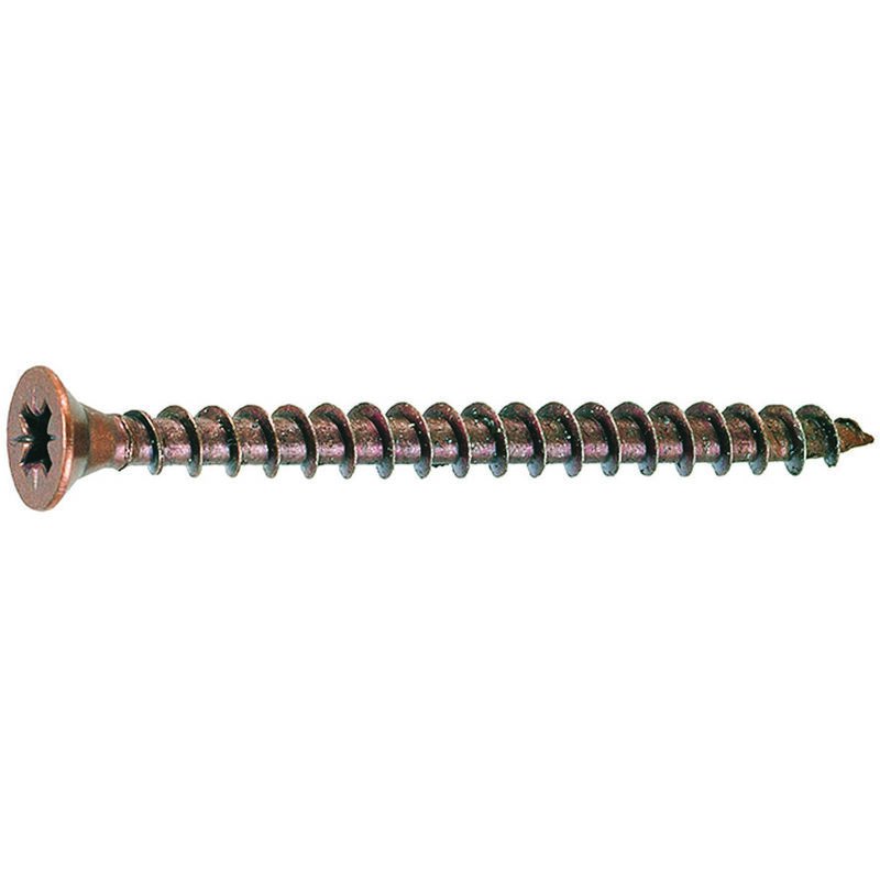 Vite truciolare tsp cava pz interamente filettata in acciaio bronzato - ø mm.3,5x16