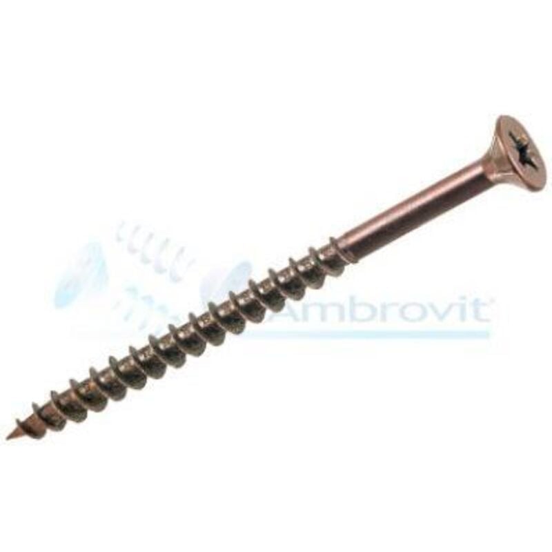 Ambrovit - vite truciolare tsp bronzate mm.2,5X10