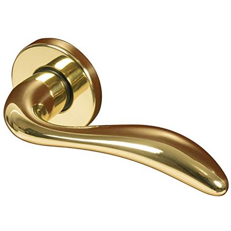 VI.TEL. F0214 R8 40 Coppia di Maniglie per Porte, Oro